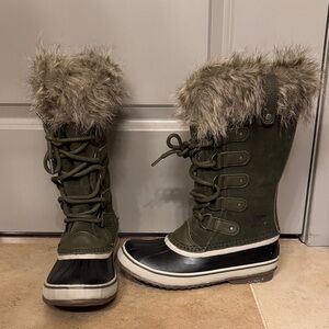Sorel Joan of Arctic Waterproof Boots - Nori, Dark Stone
